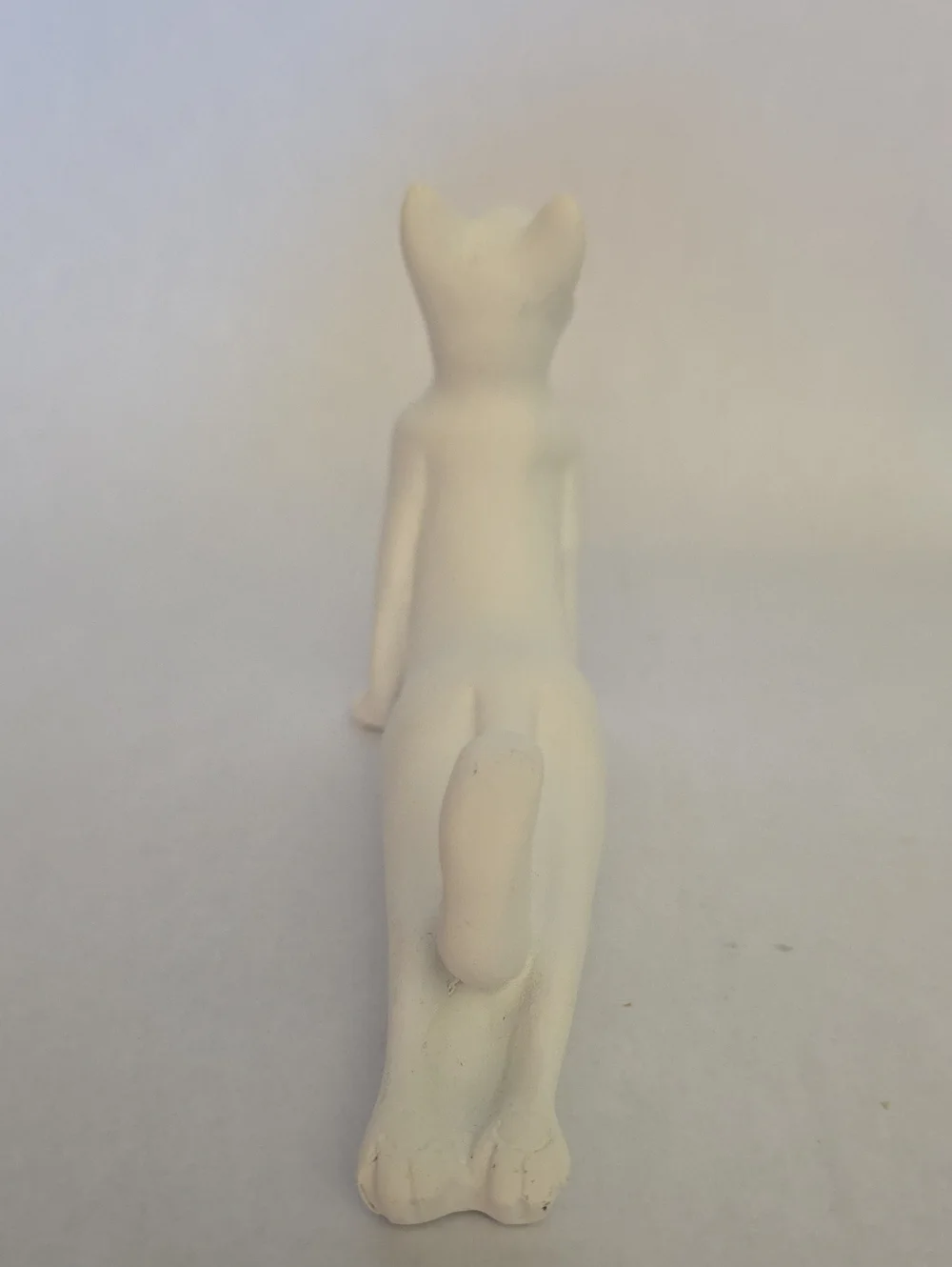 Three Hands Corp Set of 3 Yoga Cat Resin Figurines - White w/Gold Inner Ears Zen